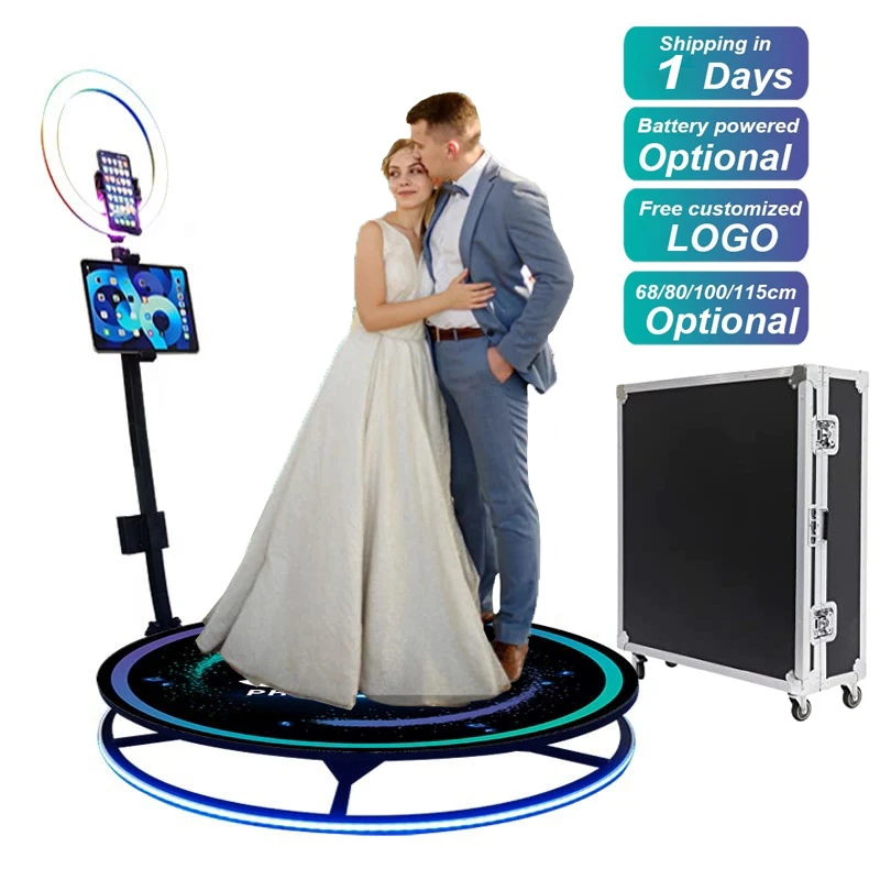 Dropshipping In Stock Selfie Magic with App Led Mirror Glass 360 Degree Photo Booth Selfie Magic 360 PhotoBooth Wedding Business