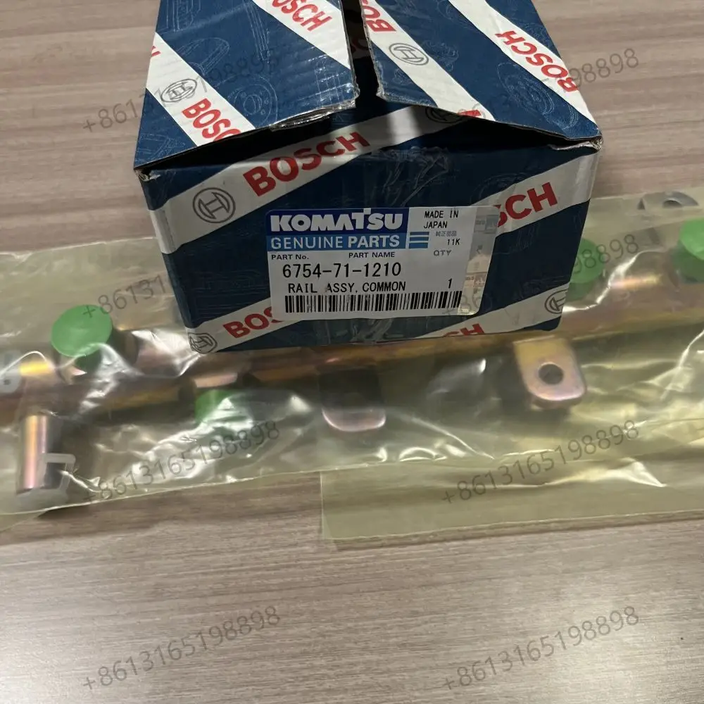 Оригинальное качество SAA60107 Common Rail в сборе 6754-71-1210 для экскаватора PC200-8 PC220-8 PC270-8 бульдозера D51 погрузчик WA320 WA380