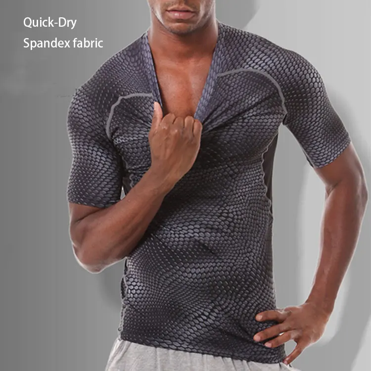 Factory Made Buy Shirts Winter Compression Sweatshirt Men Quick Dry Running Shirt