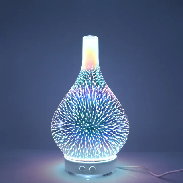  Оптовая продажа новый 3D Электронный ультразвуковой аромадиффузор распылитель эфирных масел для ароматерапии