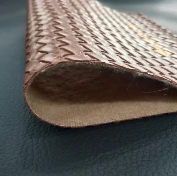 Manufacturer direct sales of new artificial PVC material 1.0mm furniture wall decorative leather material