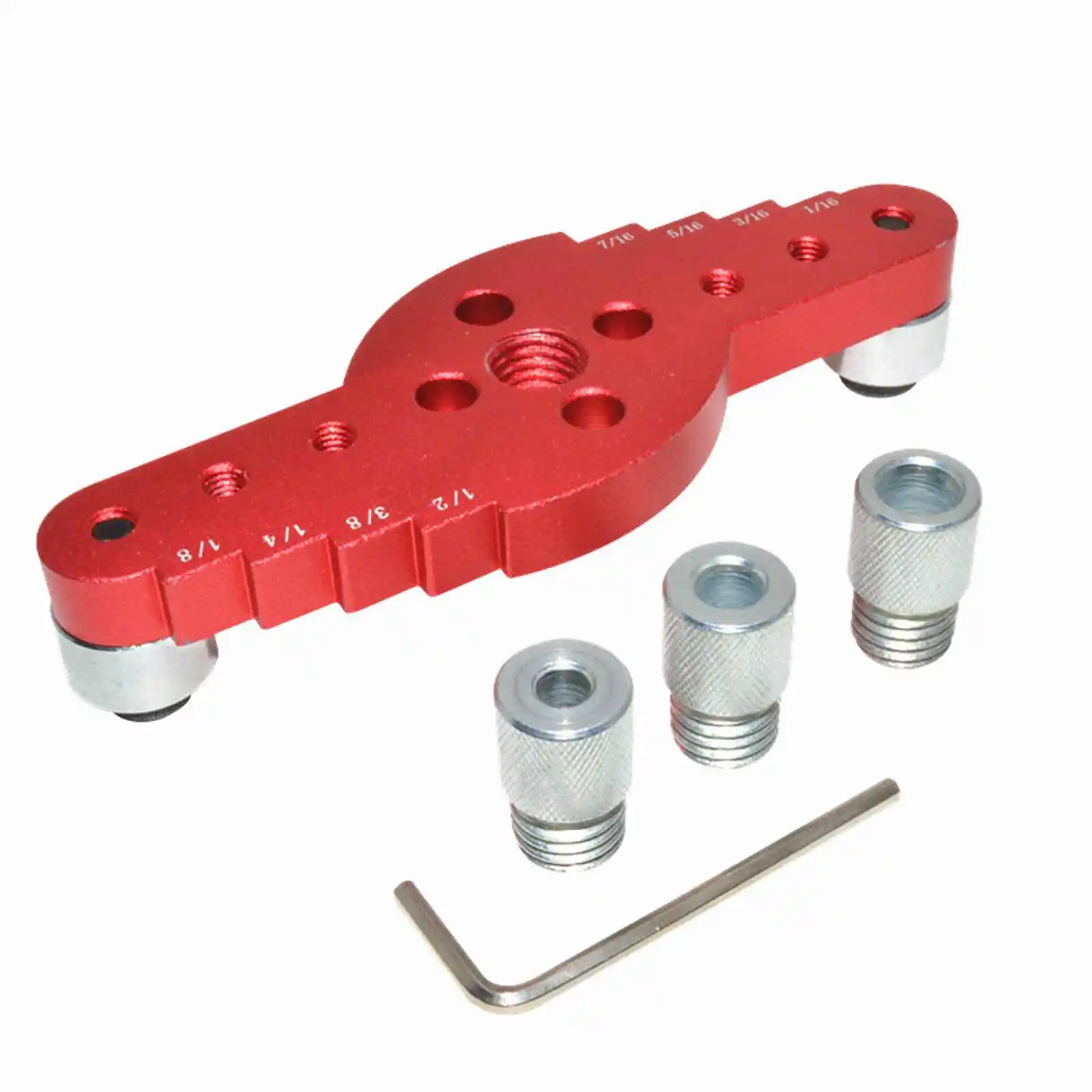 5 pcs  6/8/10 mm Woodworking Drilling Locator Wood  Self Centering Drill Guide Kit Hole Puncher