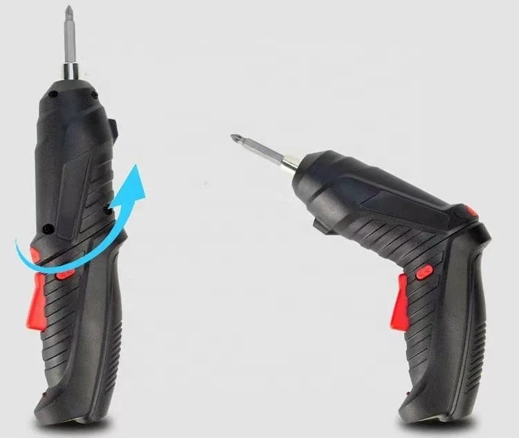 Small mini electric power cordless screwdriver set LED Front Light & Power Display Light for Home DIY