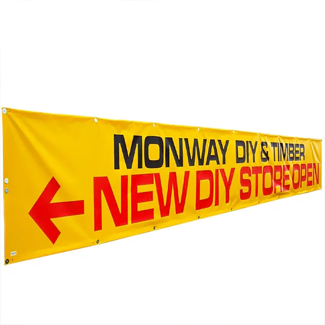 Custom Outdoor Street Banner Vinyl Pvc Custom Advertising Vinyl Banner