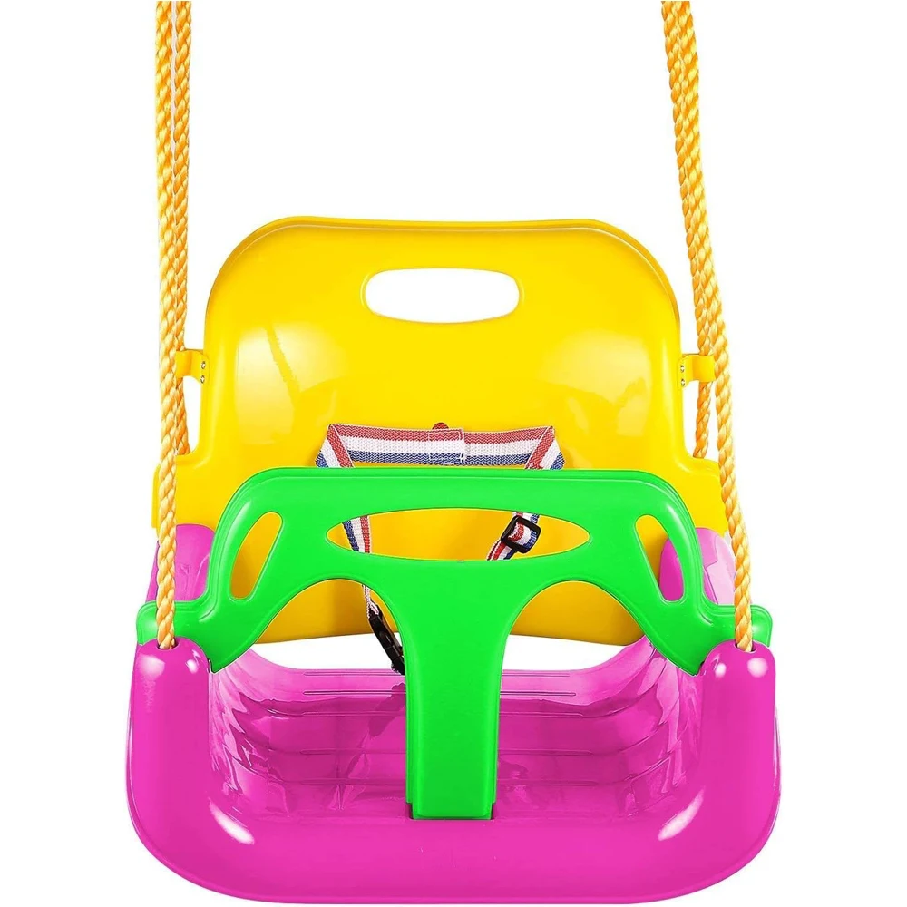Adjustable 3 In 1 Swing Seat Baby Toddler Outdoor Background Playground Kids Swing
