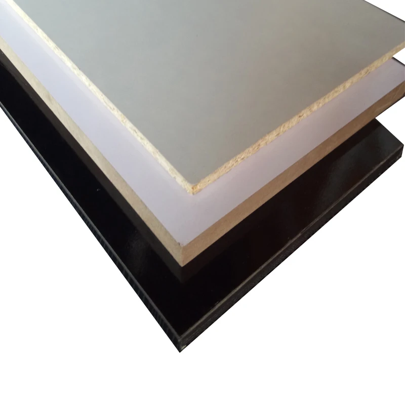 E1 Glue white melamine chocolate pearwood For furniture