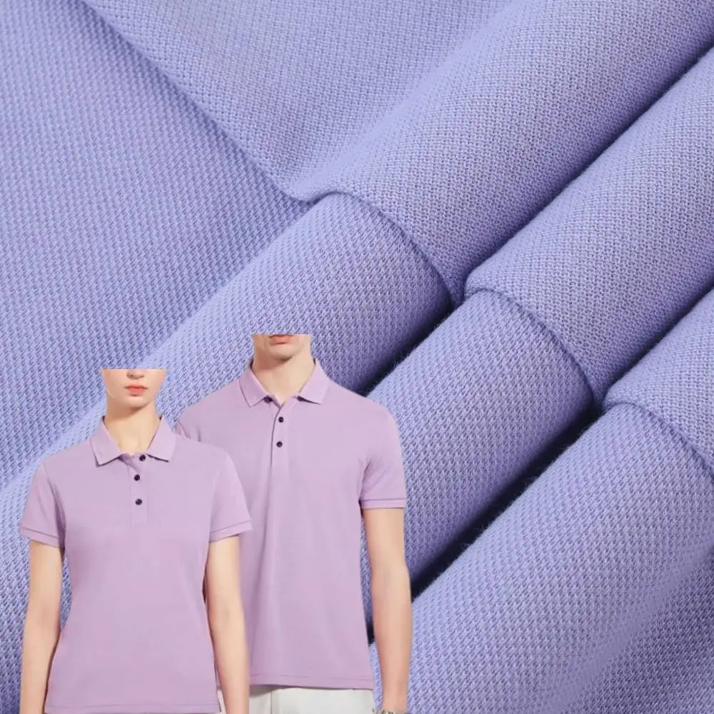 BC006 Active Dyeing T Shirt Fabric Pique Fabrics Tight Shaped Group Uniform Fabric For Dresses