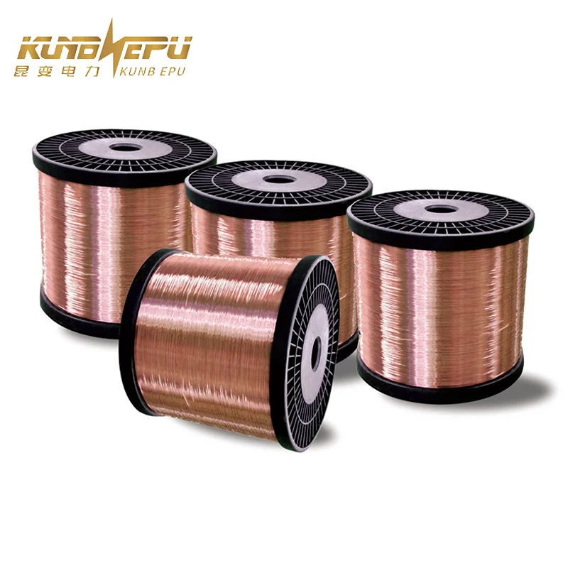 Free Sample 15A Single Core Solid Magnetic Coil Wire Heating IEC PVC Enameled Copper Clad Aluminum (CDA) Wire 50m Overhead China