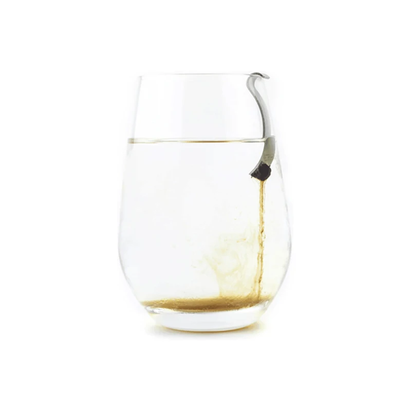 Laser Printing Personal Label Stainless Steel Shilajit Spoon Metal Scale Spoon Hanging Cup Spoon For Shilajit