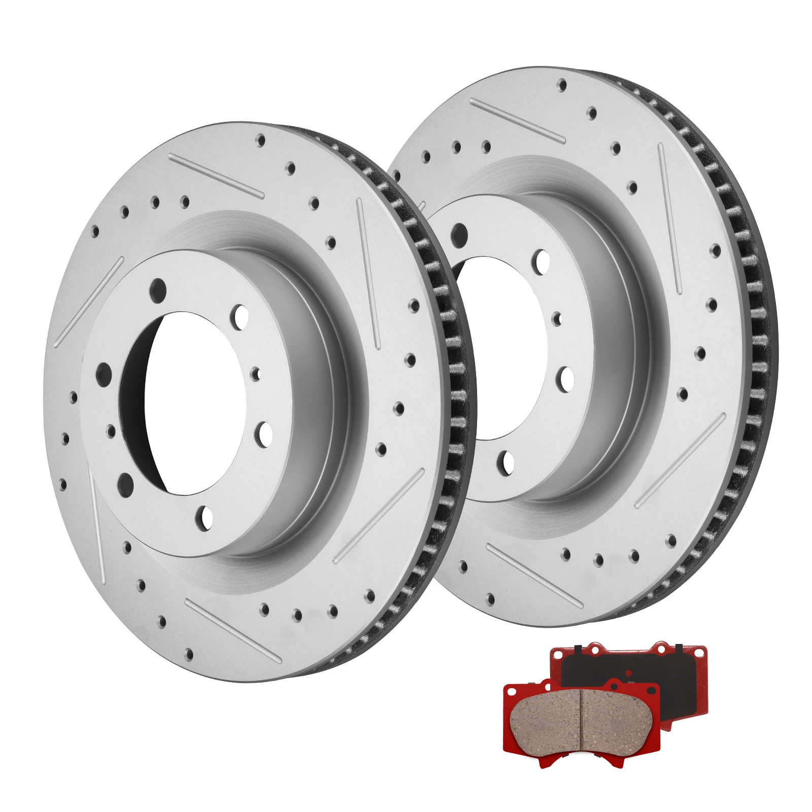 OE Front Brake Disc (2 pcs) For 2007-UP Toyota 4Runner Series  For 2009-UP Toyota PRADO Series  For 2014-UP Toyota FJ Cruiser