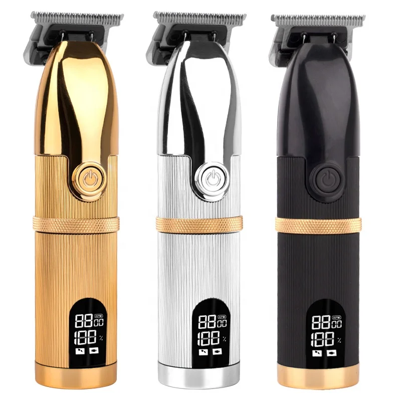Barber Clippers Professional Salon Gold Hair Cutting Machine Pop Barbers Hair Trimmer Clippers