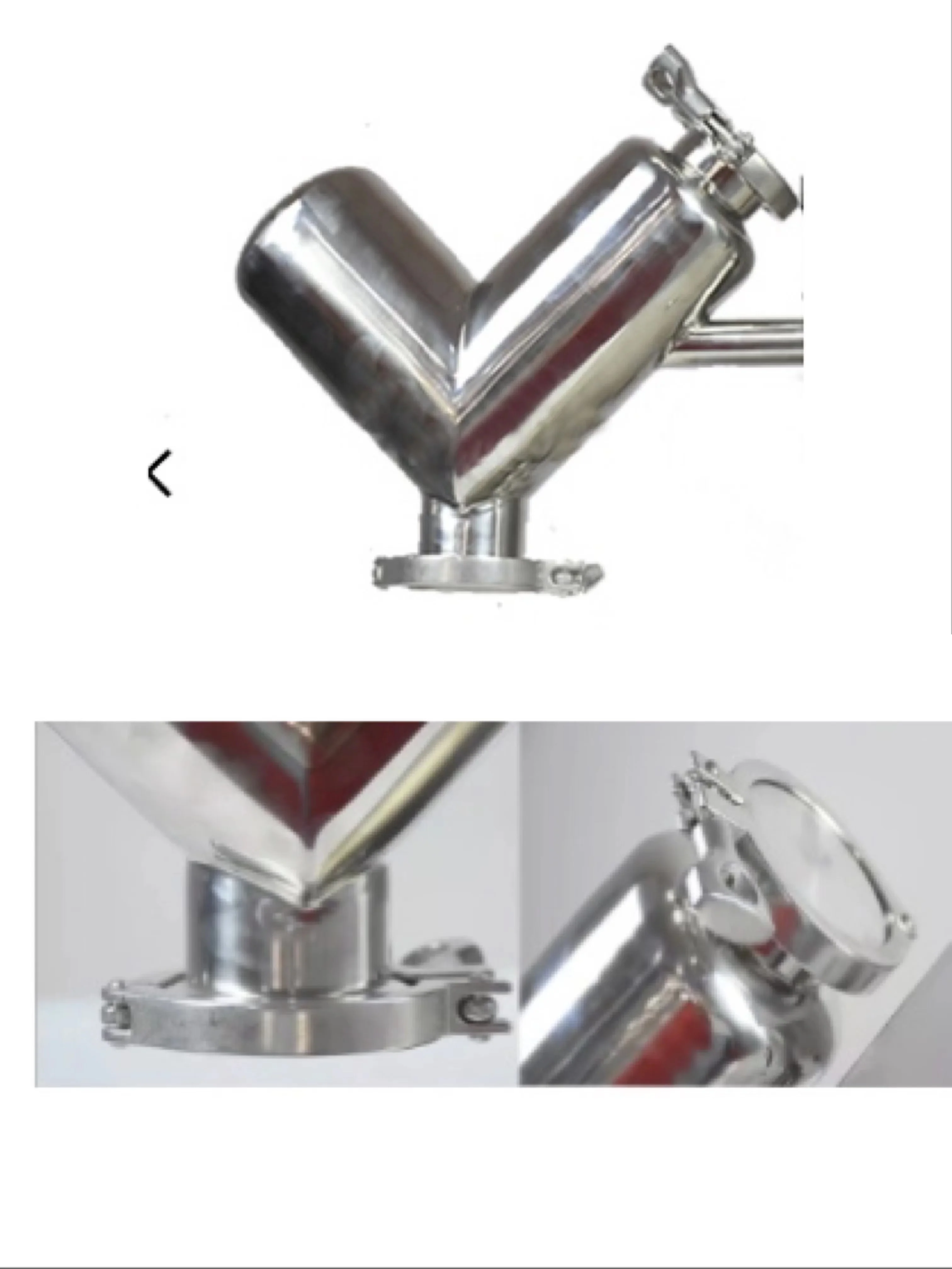 Pharmaceutical V shapes  Granule Agitator Dry protein Powder Mixing Machine Lab V Type Powder Blender Mixer