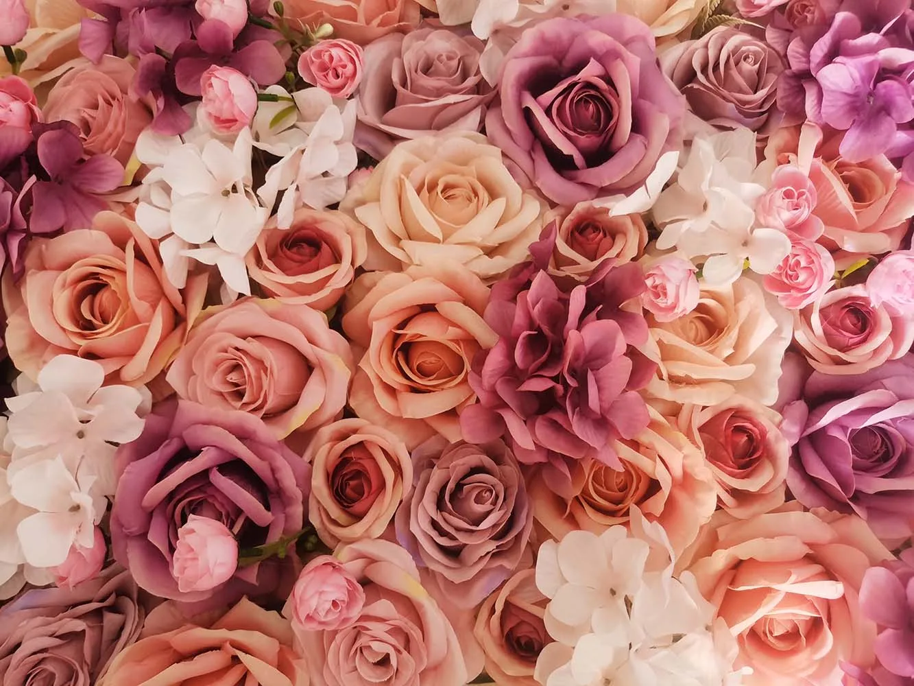 Artificial rose flowers wall panel party decorations Silk 3D flower wall wedding backdrop decor for wedding