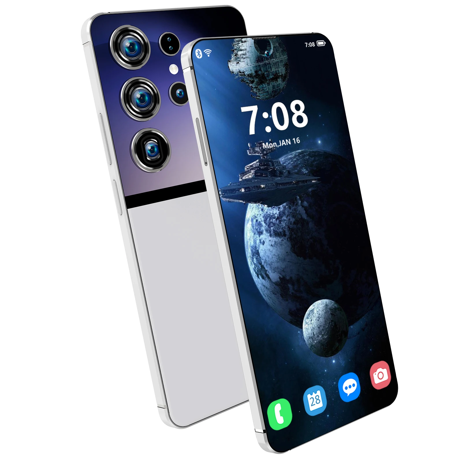 2024 популярный стиль S25 Ultra + 48MP + 72MP телефоны мобильный android смартфон 7,3 дюймов дешевые телефоны 5G смартфон сотовый телефон