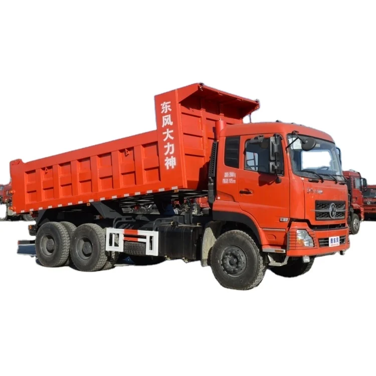 Dongfeng 6x4 dump truck 40 ton loading capacity Cummins 375 HP diesel engine LHD tipper truck