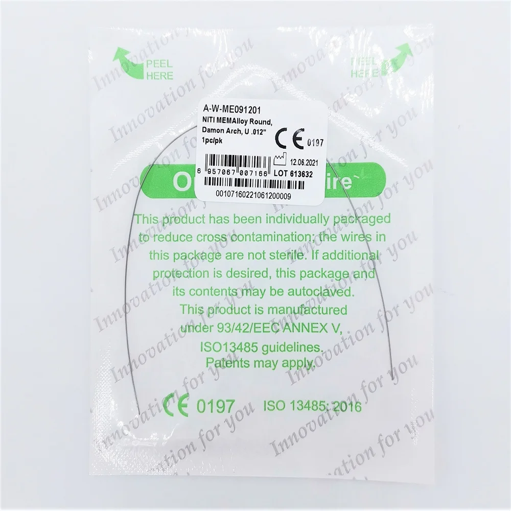 Ортодонтическая щеточка memalloy нити полуциркульная АРКА провода RS медико