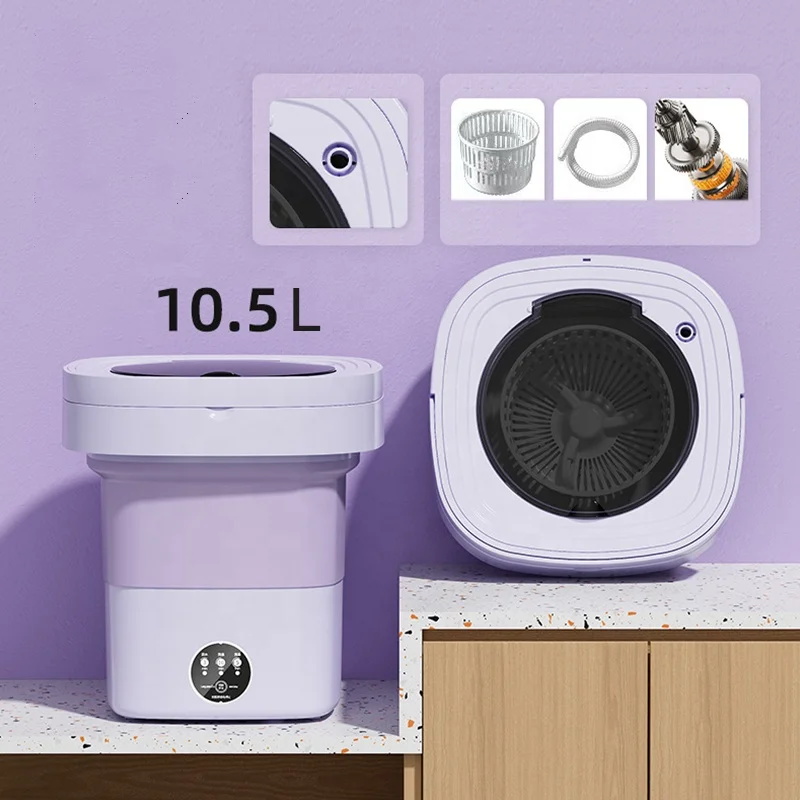 Warmstar Portable Small Folding Washing Underwear Lazy Socks Mini Electric Washing Machine With Dryer