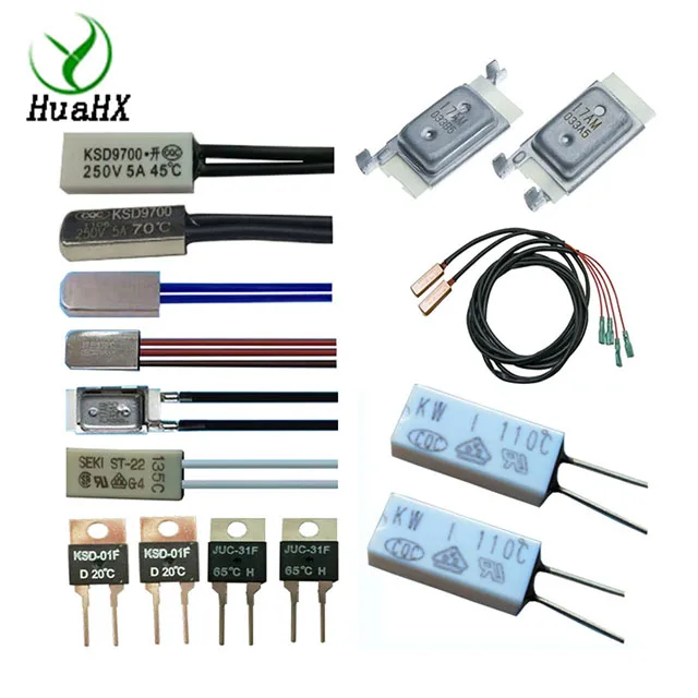 Thermostat switch temperature control switch KSD9700 5A/250V thermal protector Normally closed or opend