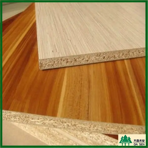 16mm laminated hmr particle board melamine moistureproof chipboard for home furniture