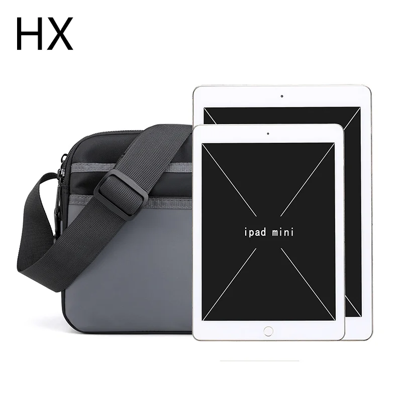 wholesale custom print water proof cheap inclined business shoulder crossbody messenger  bags for men