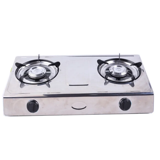 New models Factory price  two burner with double burner  gas cooker