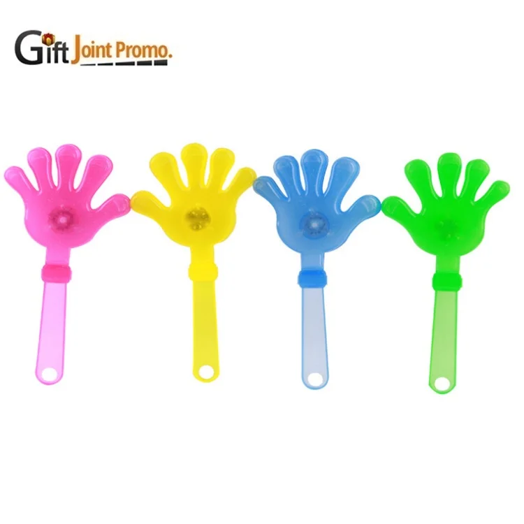 
Personalized Printed Party Cheering Plastic LED Hand Clapper 