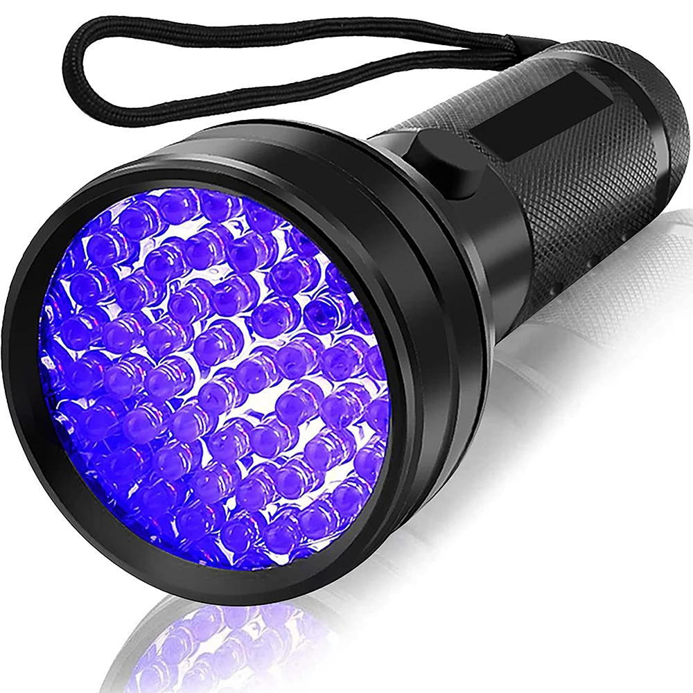 Best Ultra Bright Multifunctional Handheld Uv Led Purple Flash Light Pet Urine Detector 365nm UV Flashlight 51 Led Black Light