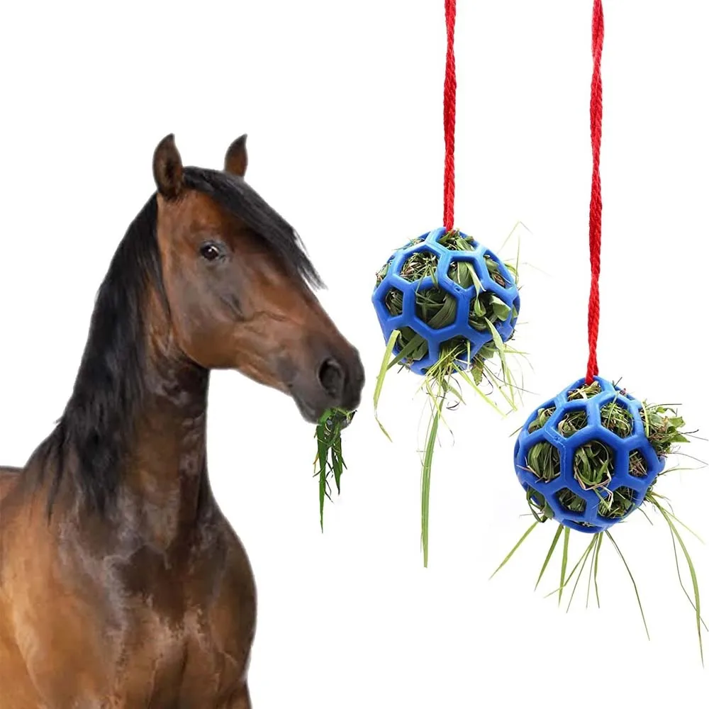Horse Treat Ball Carrot Feeder Toy Hanging Feeding Toy Goat Feeder Ball for Horse Goat Sheep Relieve Stress