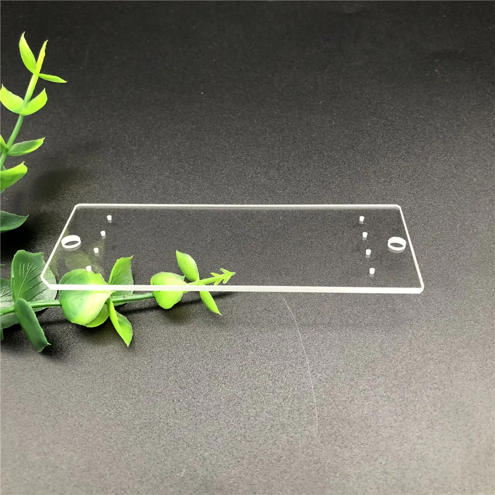 laser drilling custom Varieties  size and shape Hole Glass on 1-19mm Glass