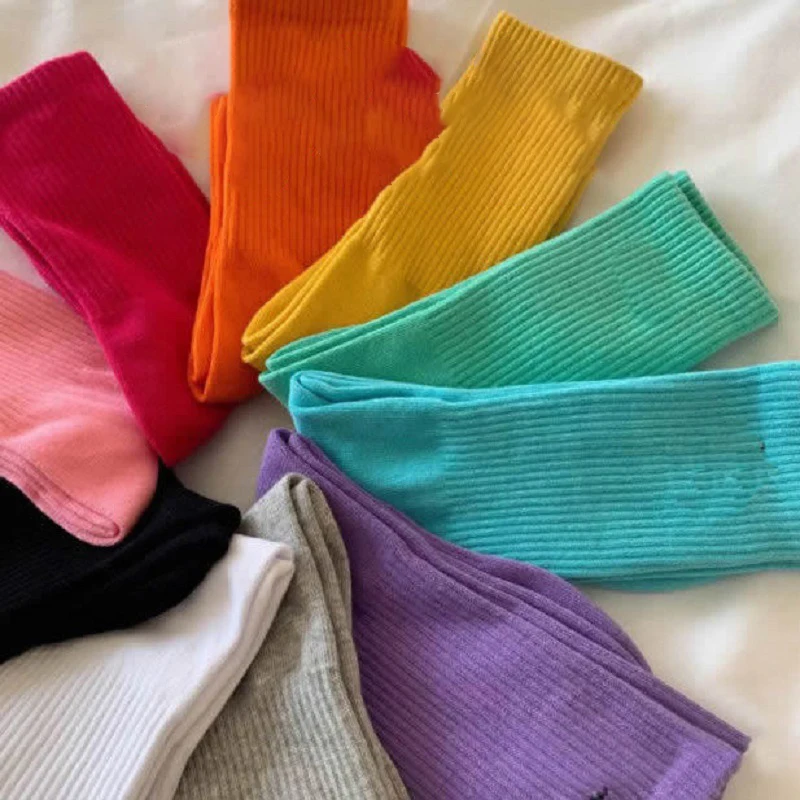 Wholesale Customized Color Logo Mens Gym Fitness Socks Anti-Bacterial Anti-Foul Spandex Socks Running Sports Socks