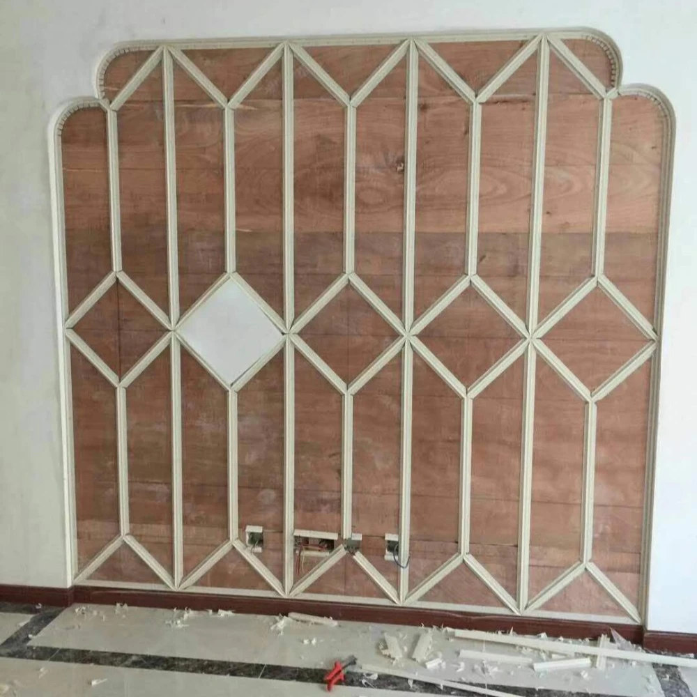 Задняя белая нагрузка потолочная ткань Акустическая Звукоизоляция ПВХ стрейч настенный захват трек профиль для декора кинотеатра