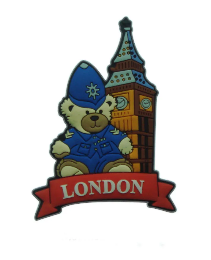 Promotional London Souvenir Rubber Fridge Magnets