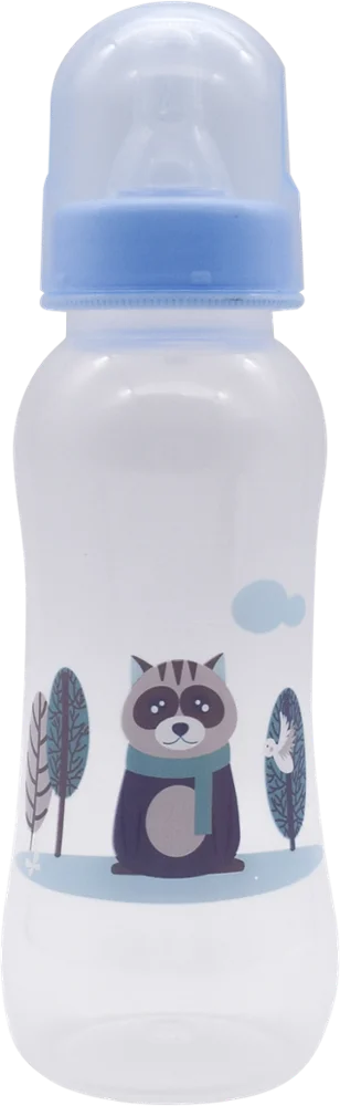 
Arc Body Standard Mouth Baby Feeding Milk Nursing Bottle BPA-free Environmentally-friendly 250ml Baby Bottle 