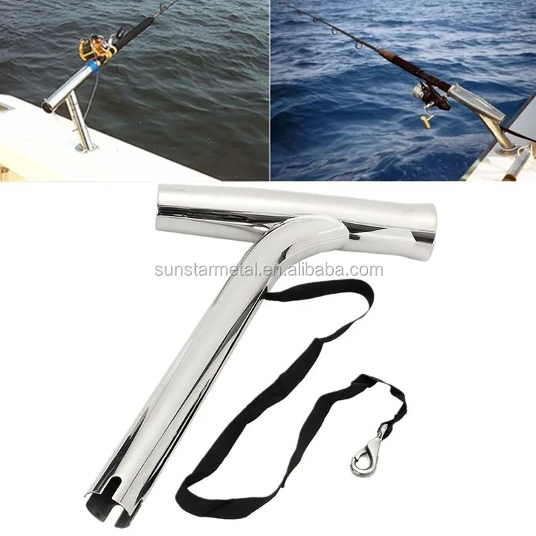 Outrigger Fishing Rod Holder for Boat Truck Plug-in Marine Stainless Steel