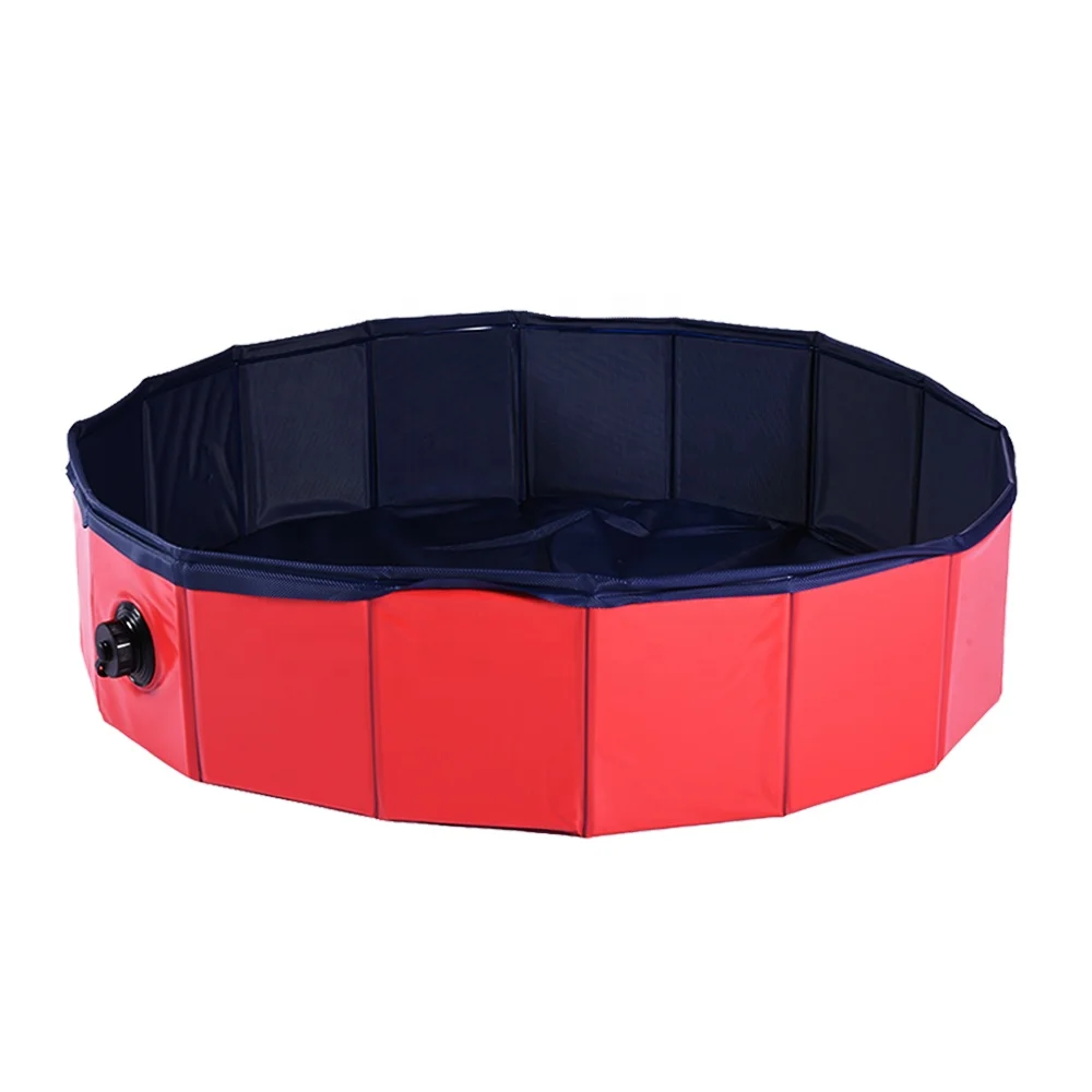Hot Selling Foldable Dog Paddling Pool Pet Bath tub,Foldable Waterproof Collapsible Doggy Pool Bathing Tub