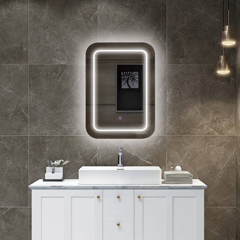 Illuminated Hotel Fancy Bathroom Mirrors