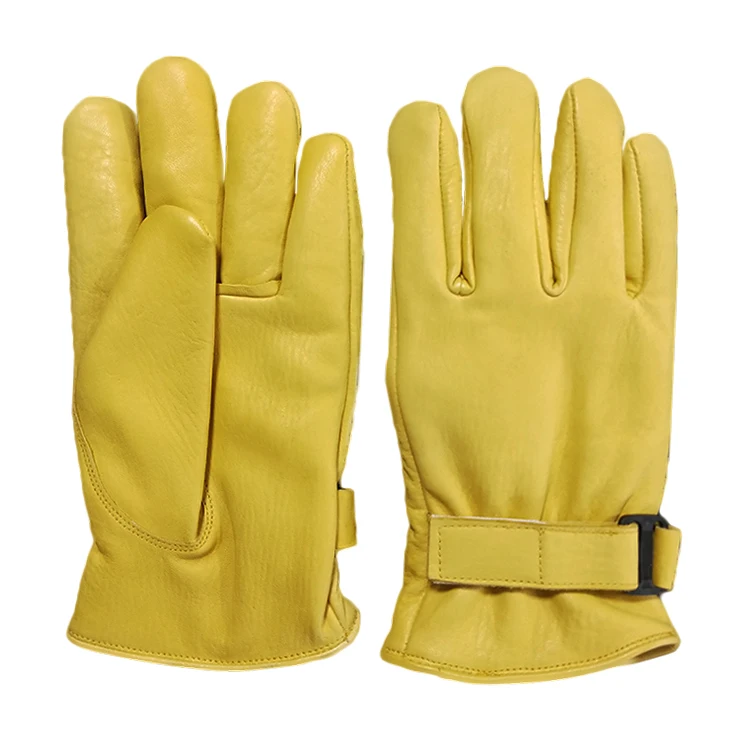 Buy cheap driving gloves yellow baseball gloves leather work gloves with logo