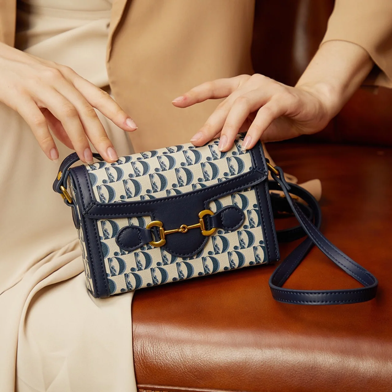 Designer Large Lady 3 In 1 Casual Handbags Hobo Bag Pu Leather Tote Hand Bag For Women