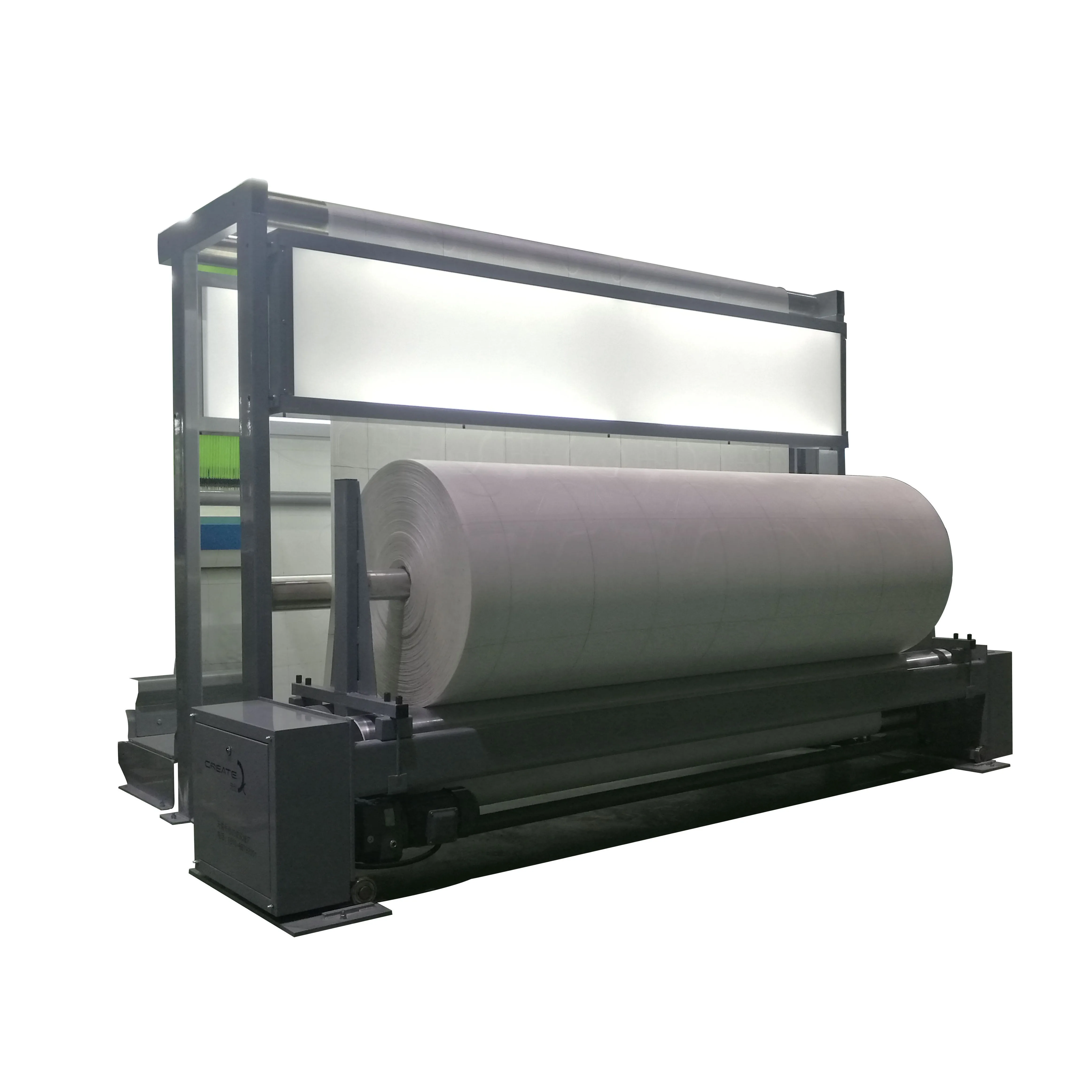 Factory Direct Sales Fabric Roll Winder Loom Winding Machine For Inspection Table With Led