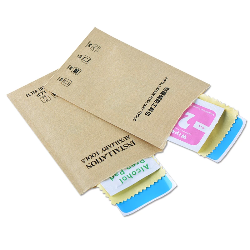 Mobile Phone Screen Protector LCD  Installation Kit Cleaning Kits 3 In I Screen Cleaner Kit