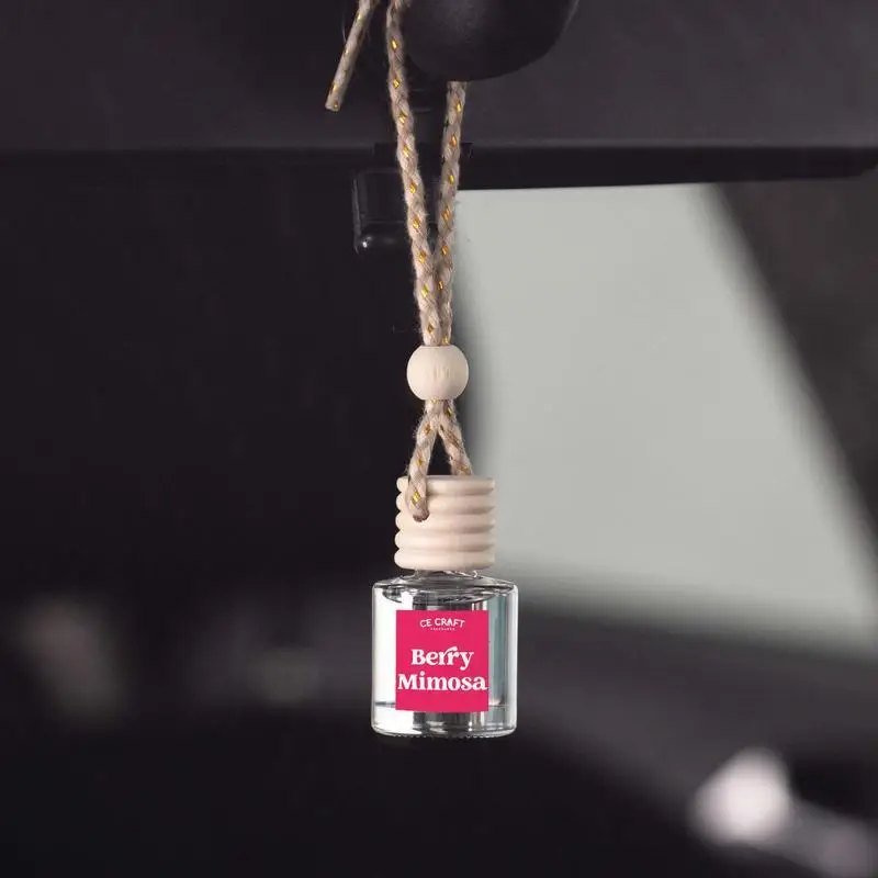 8ml/pcs Car Perfume Glass Bottle Car Perfume Hanging Wooden Aromatherapy Hanging Creative Jewelry Super Strong Long Lasting