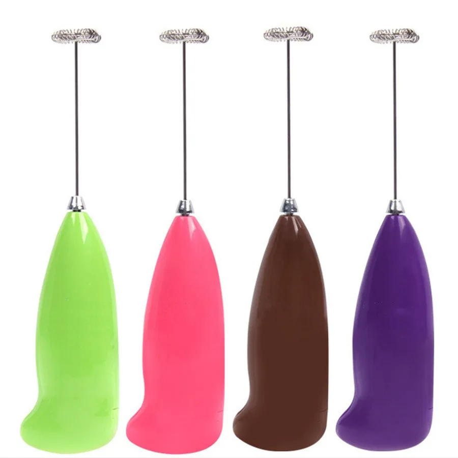 Plastic Electric Mini Kitchen Stirrer Milk Frother Handheld blender and mixer for Drinks Coffee Latte Milk Shake