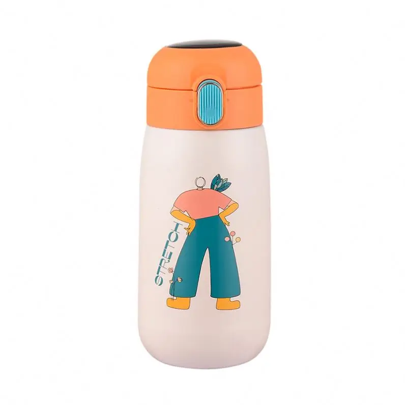 Children Insulation Water Bottle Intelligence Vacuum Cup Stainless Steel Keep Temperature Thermos Cup