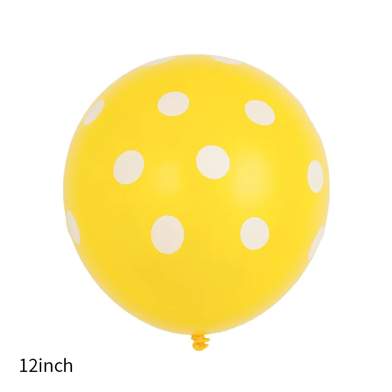2.8g thickened printed wave dot latex balloon 12 inch cartoon animal baby shower happy birthday arranging balloon