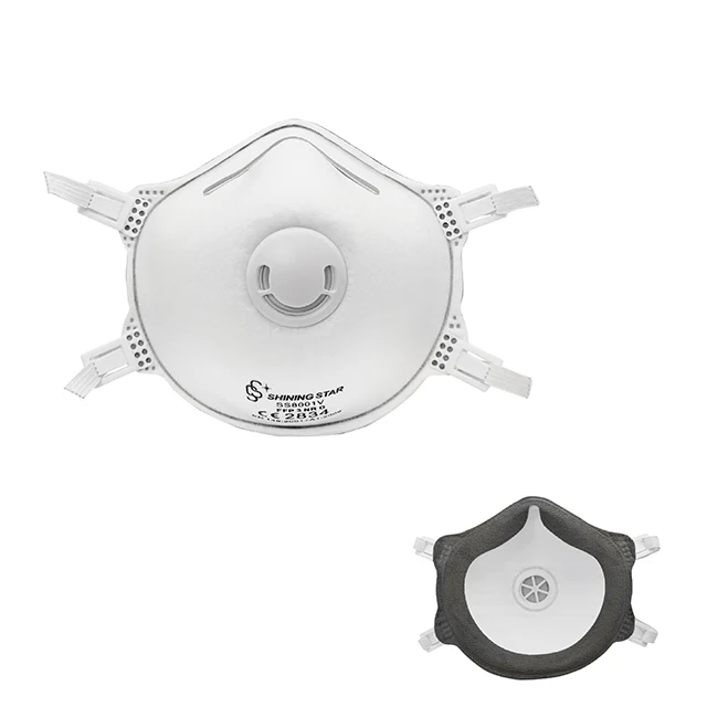Reusable Face Mask CE FFP3-NR D Masque Respiratoire Type FFP3 Dust Mask FFP3 With Valve