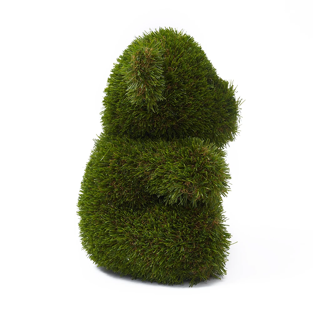 Artificial green grass plastic various kinds animals artificial topiary grass animal statues
