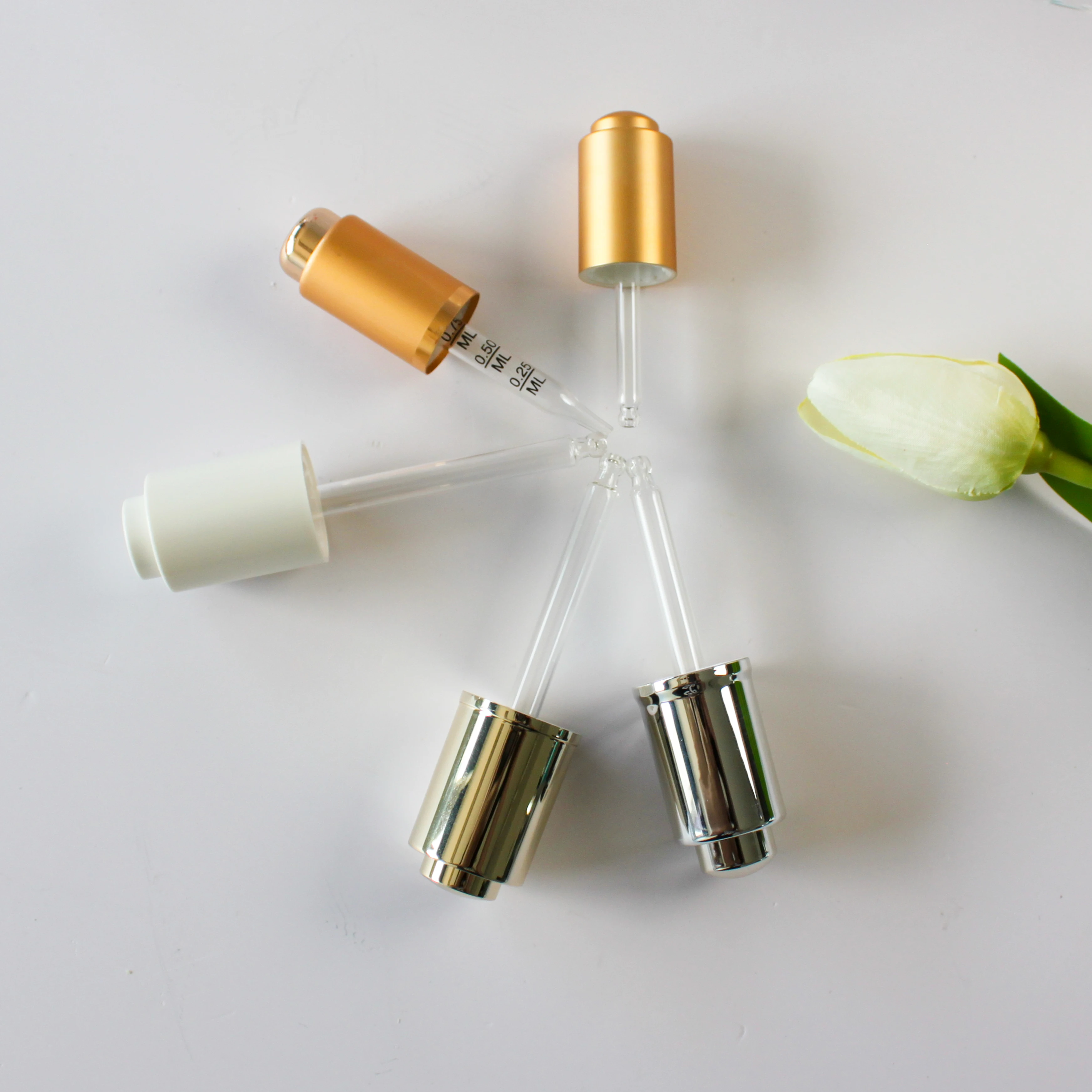 Wholesale Price Glass Vials Round Glass Dropper Pipette with Scale Line