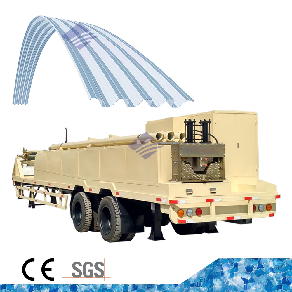 Valley Metal Arc Roofing Machine Curve Roofing Sheet Machine