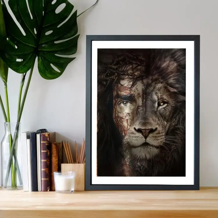 
Animal Pictures Modern Art Wall Decor Lion Poster No Frame King Of The Forest Lions Painting For Home Decoration 