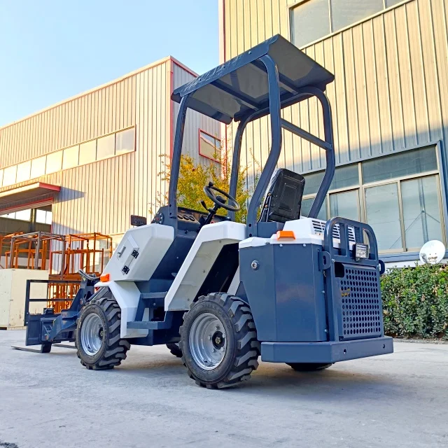NEW Product mini telescopic wheel loader front loader diesel engine 2 ton telescopic forklift  with lifting hight meter